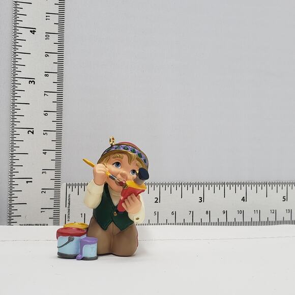 1999 Hallmark Arctic Artist Handcrafted Keepsake Christmas Holiday Ornament - Picture 3 of 6